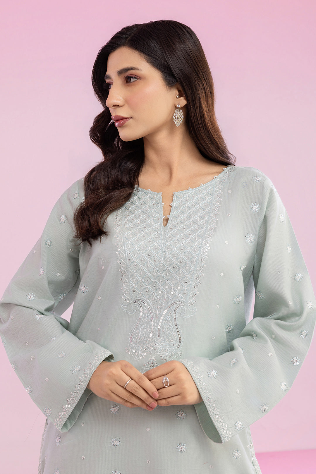 Embroidered Kurta - 2659
