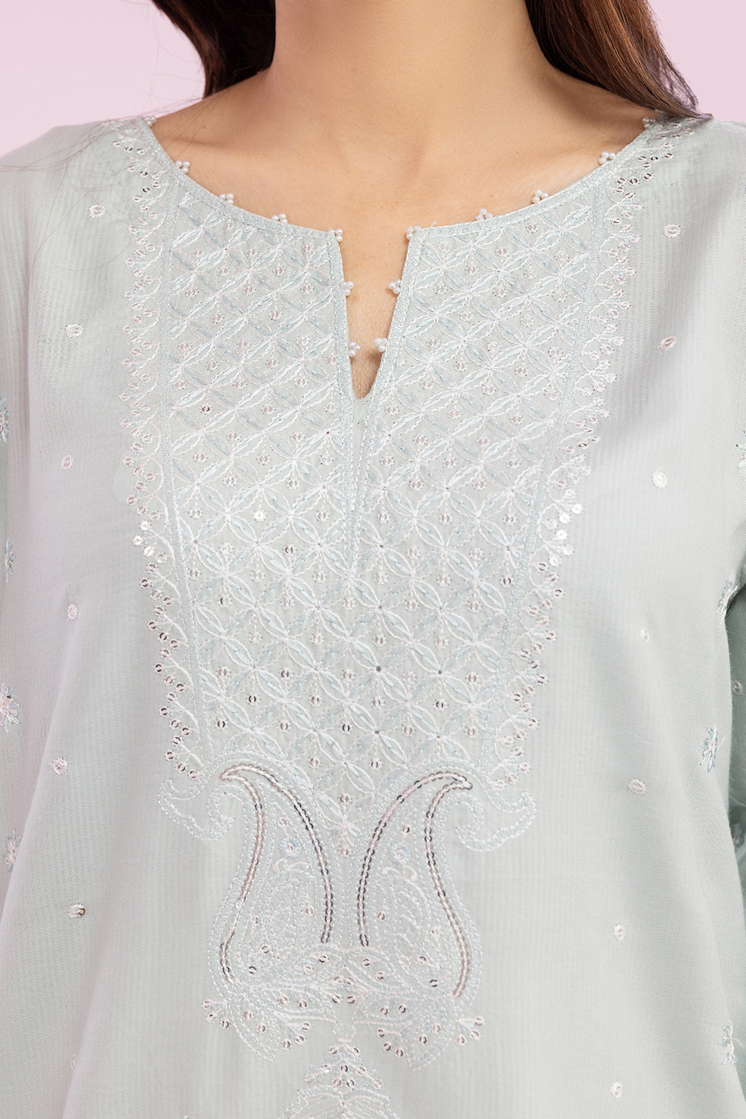 Embroidered Kurta - 2659