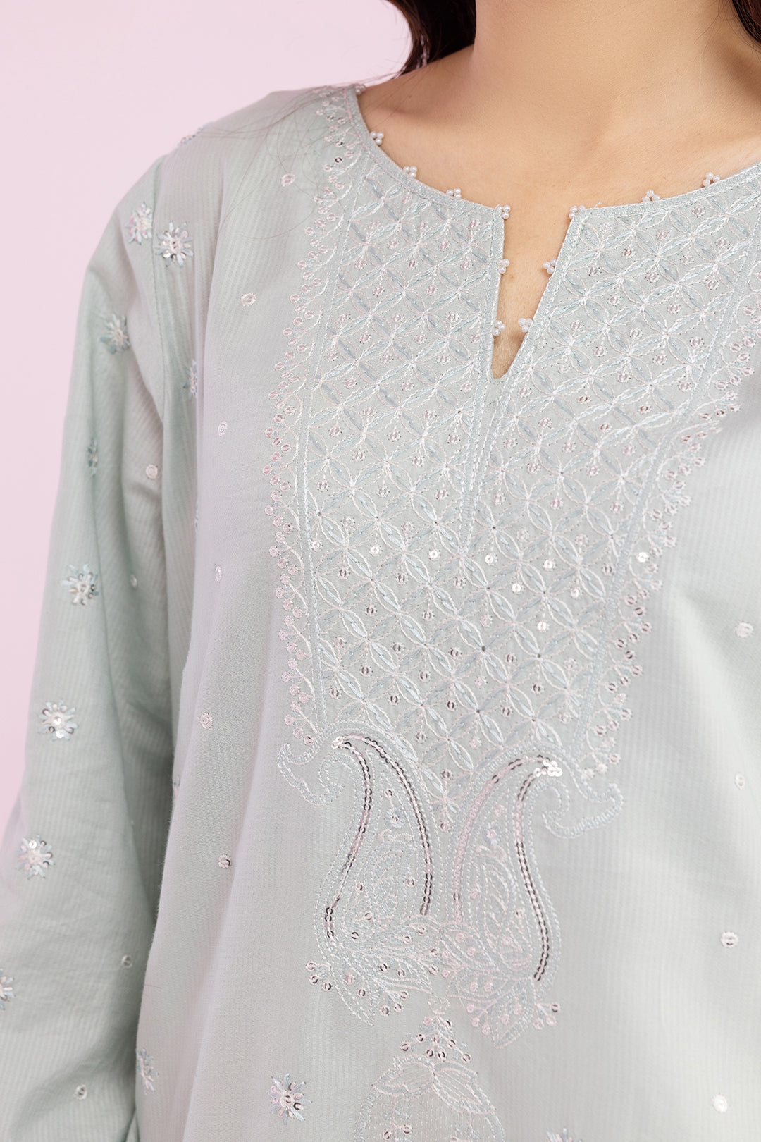 Embroidered Kurta - 2659