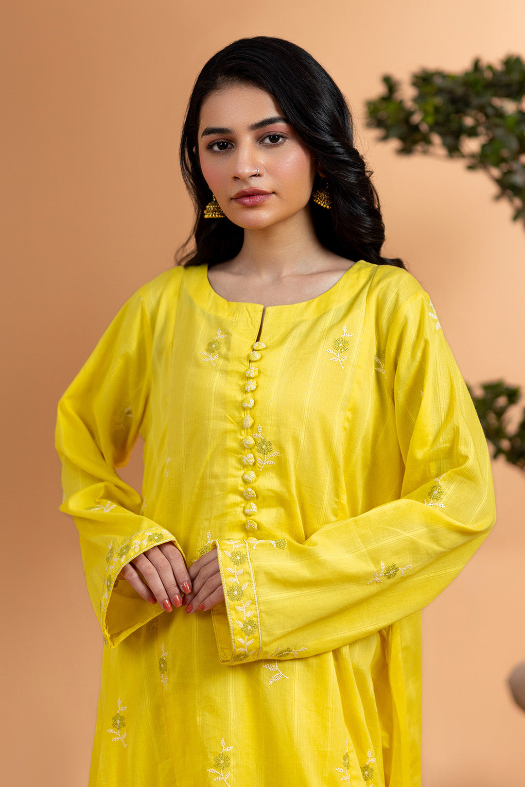 Embroidered Kurta Trouser - 1690
