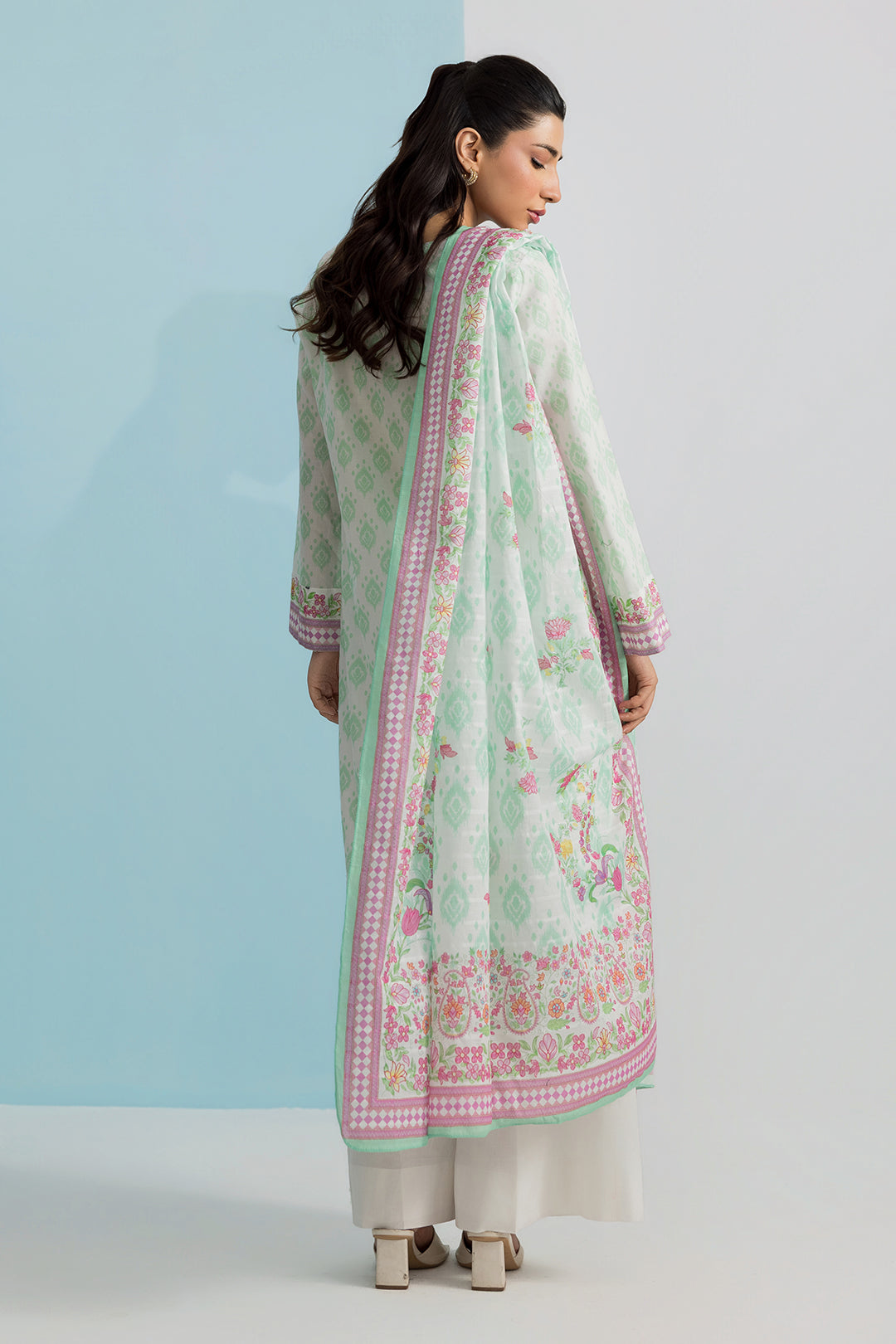 Embroidered Kurta Dupatta - 2290