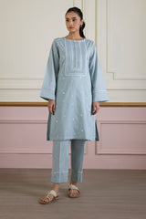 Embroidered Kurta Trouser - 2509