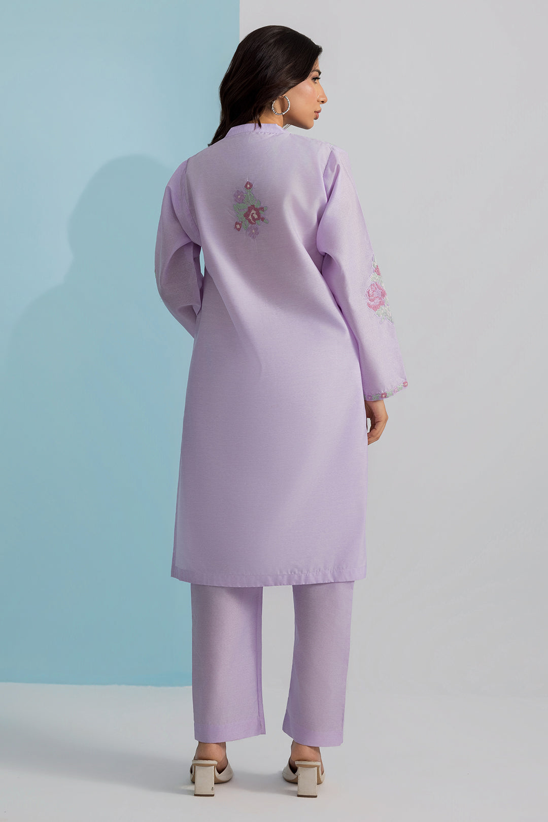 Embroidered Kurta Trouser - 2529