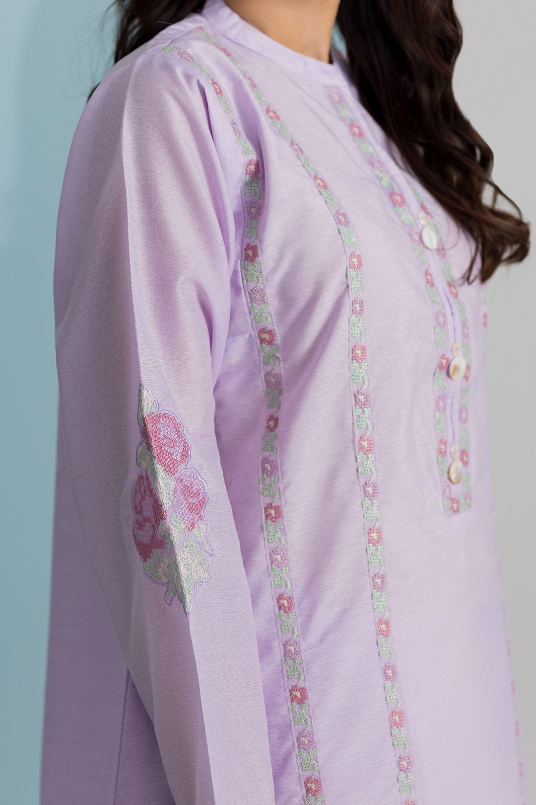 Embroidered Kurta Trouser - 2529