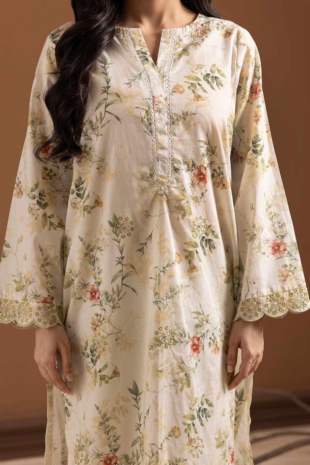 Embroidered Kurta Dupatta Trouser - 1783