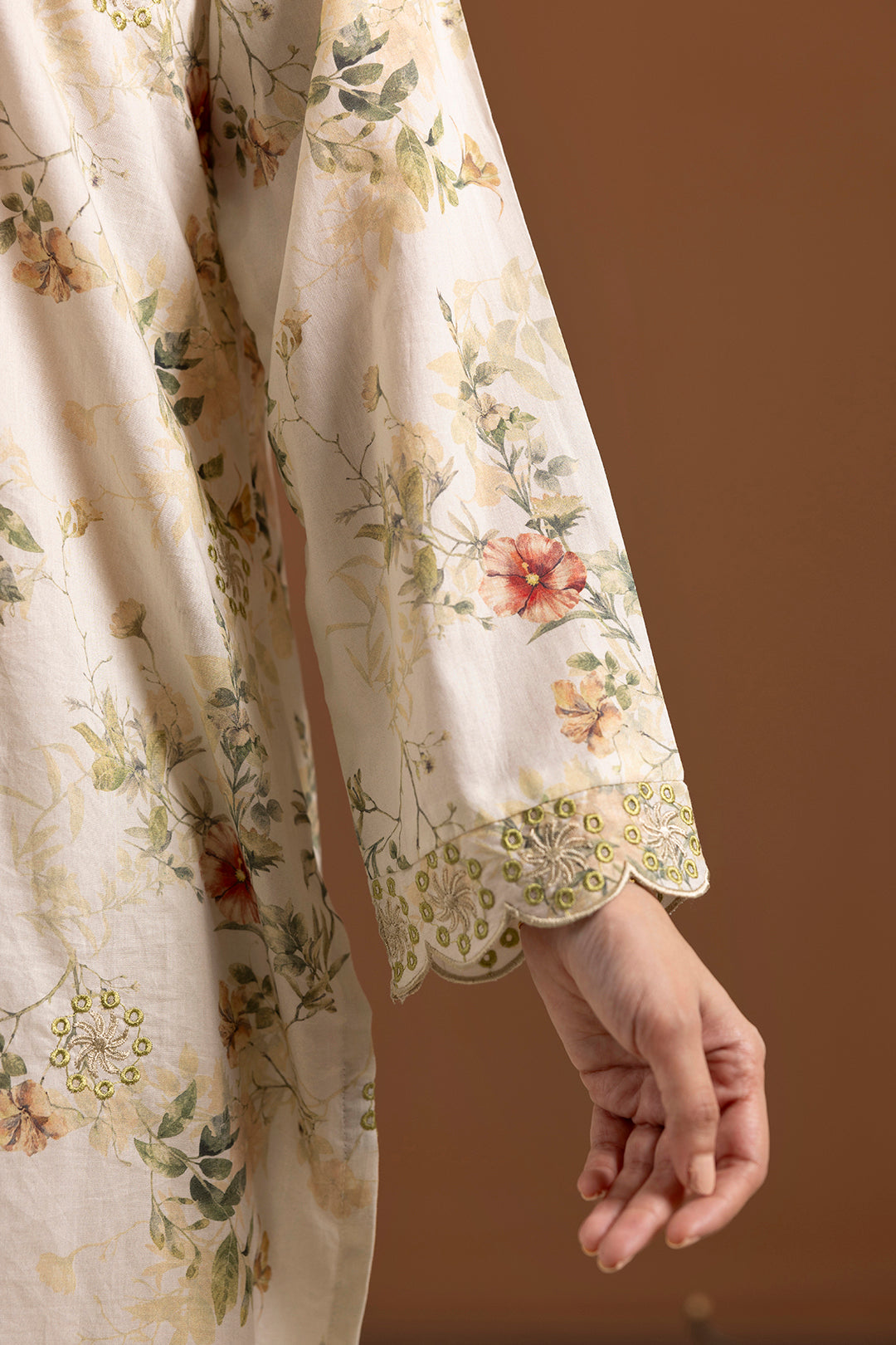 Embroidered Kurta Dupatta Trouser - 1783