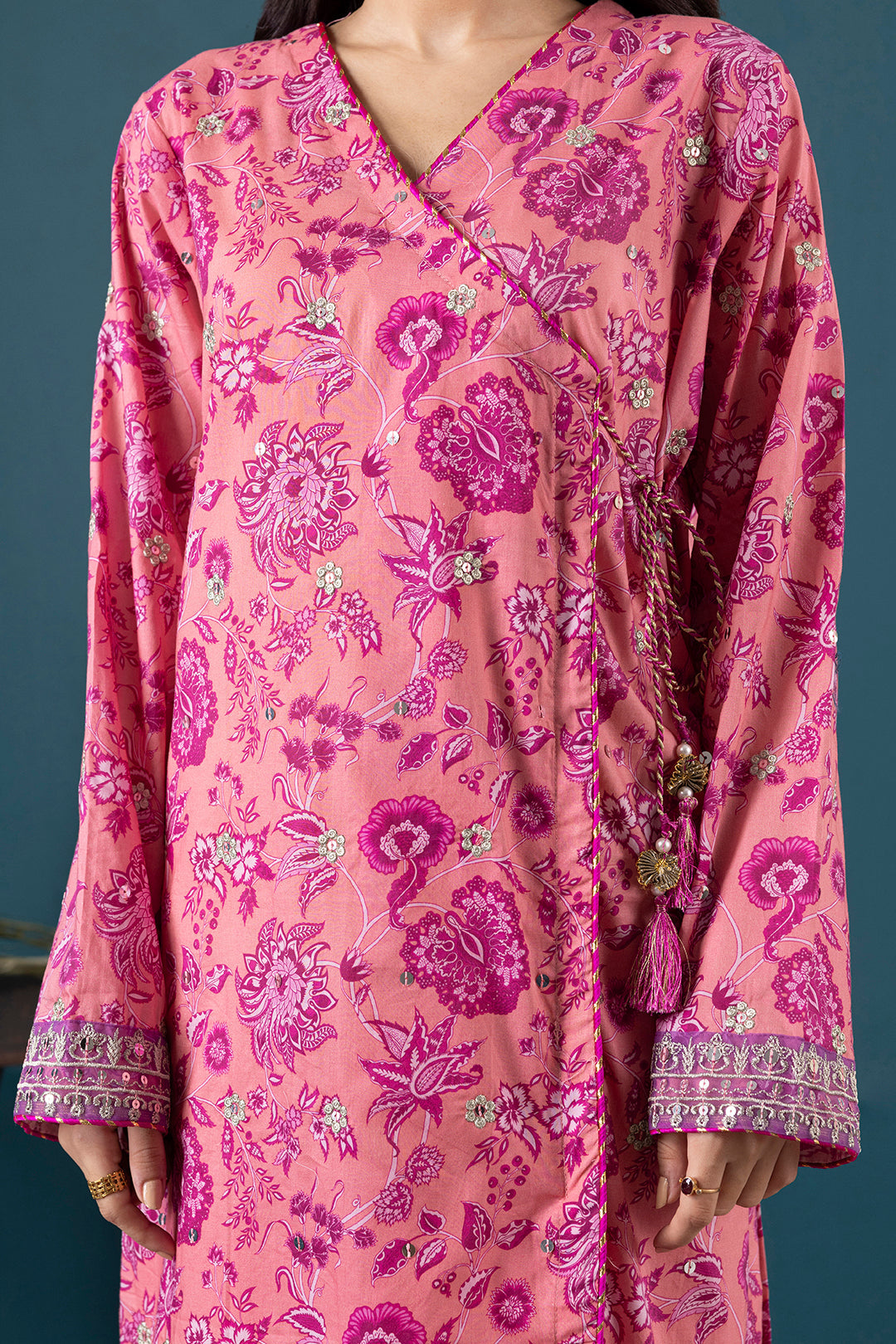 Embroidered Kurta Dupatta Trouser - 1936
