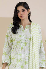 Embroidered Kurta Dupatta Trouser - 1990