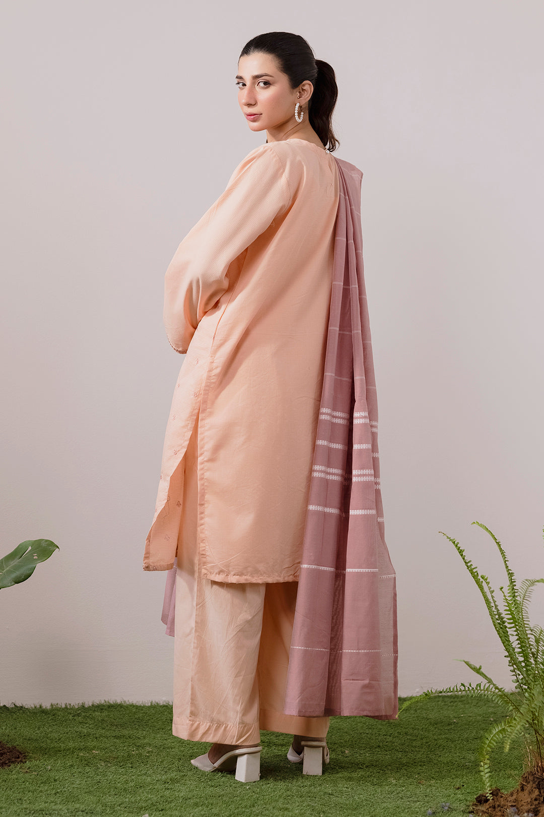 Embroidered Kurta Dupatta Trouser - 1991