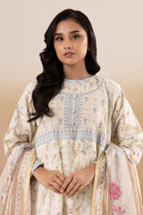 Embroidered Kurta Dupatta Trouser - 2514