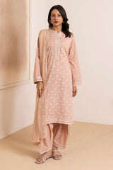 Embroidered Kurta Dupatta Trouser - 2585
