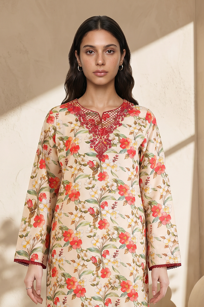 Embroidered Kurta - 2013