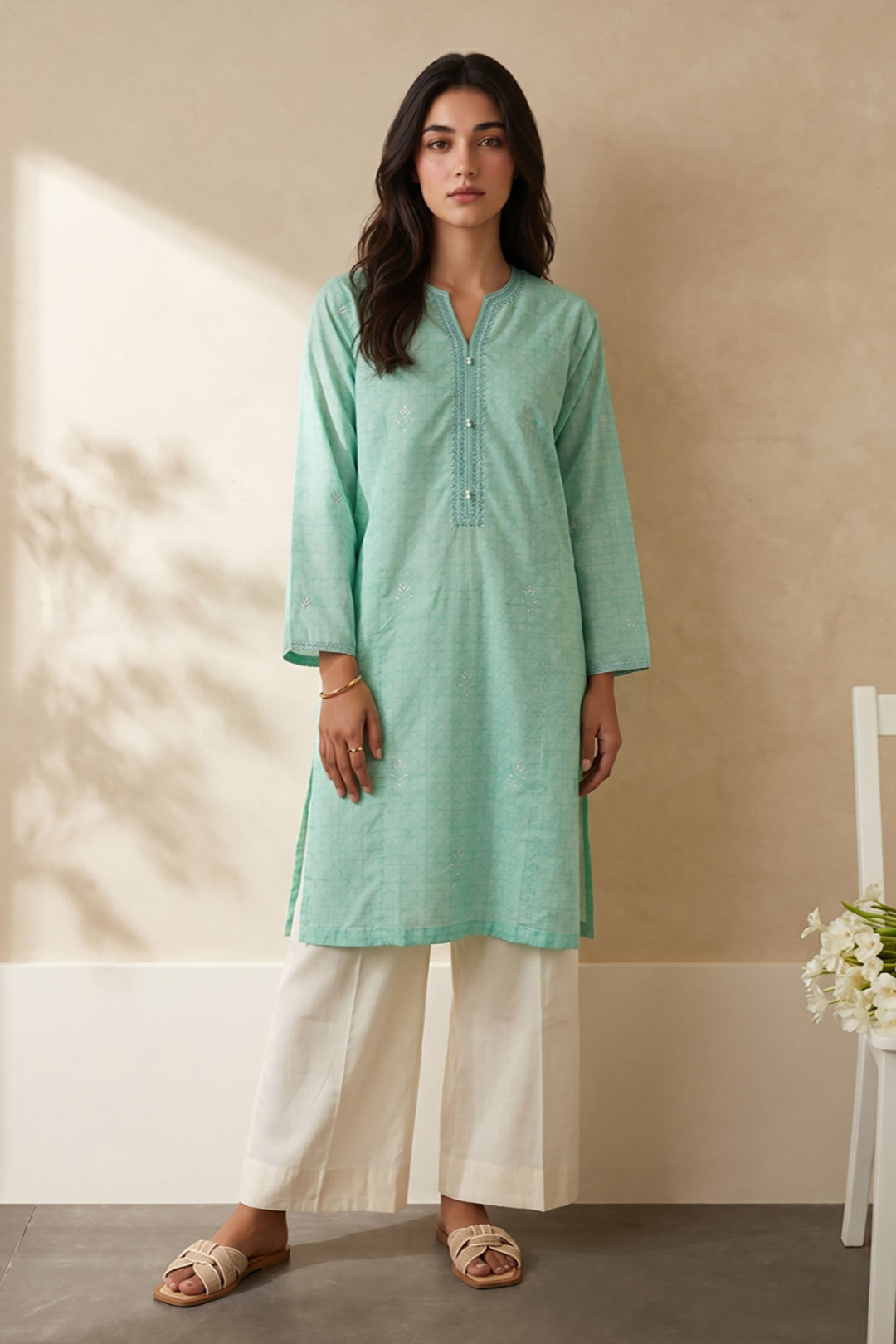 Embroidered Kurta - 2020