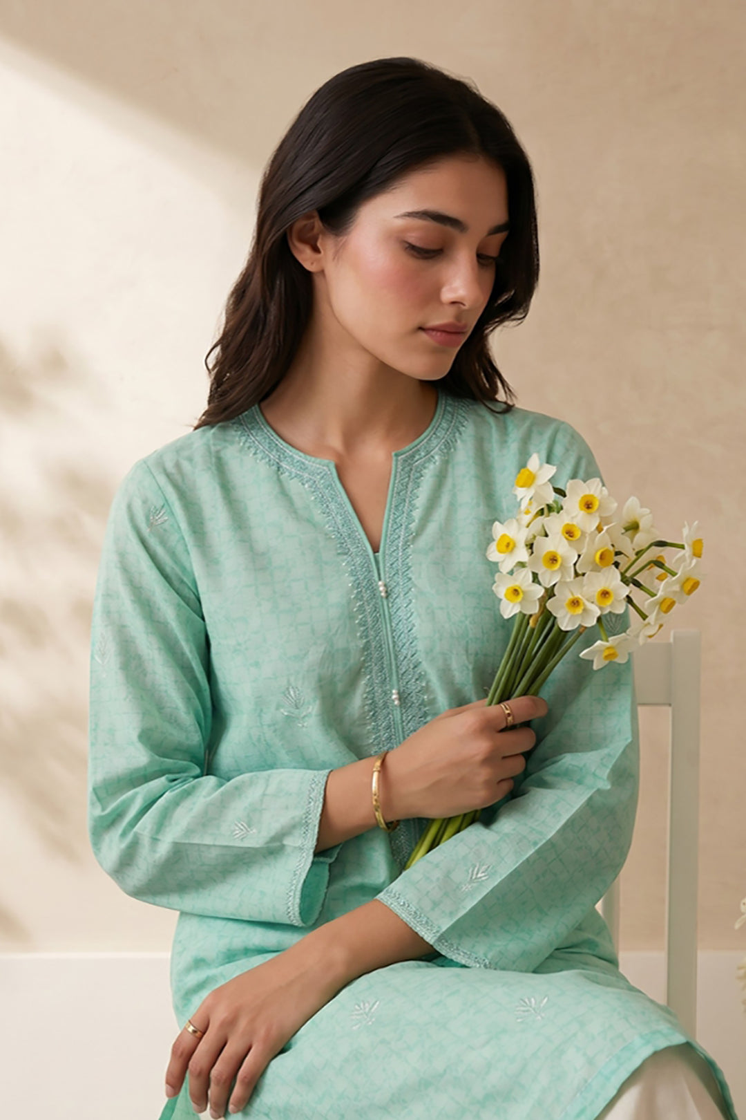 Embroidered Kurta - 2020