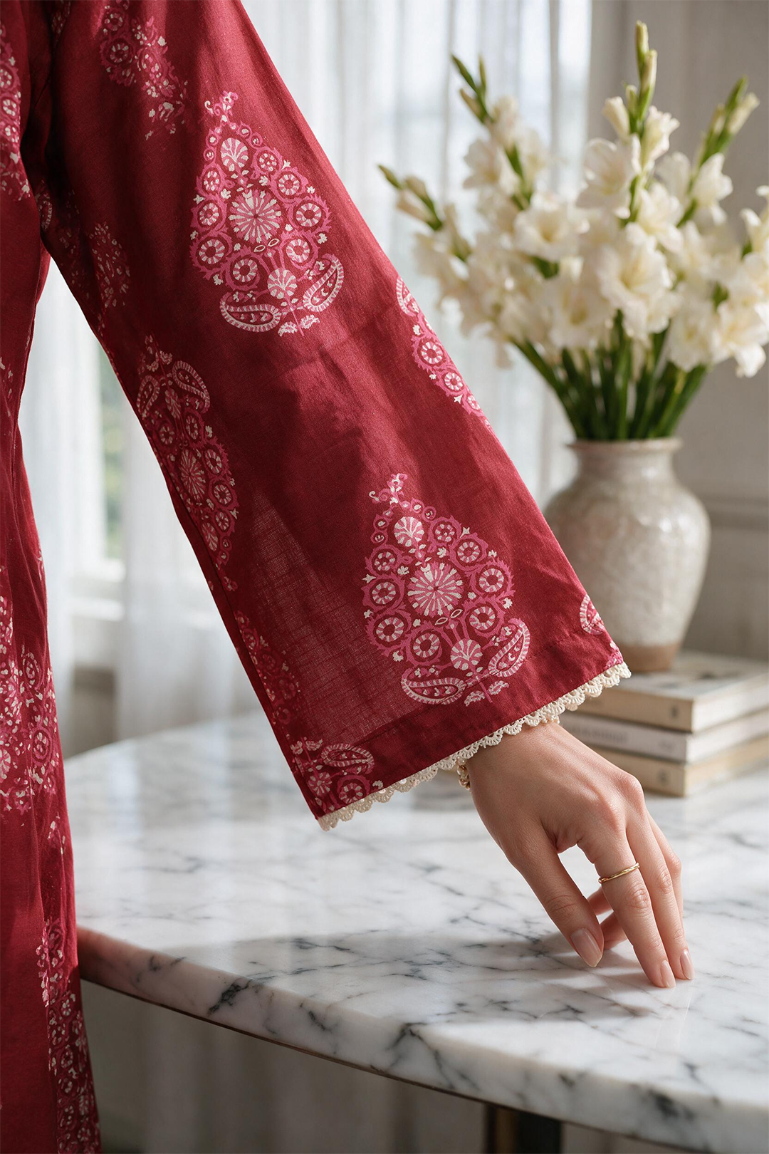 Embroidered Kurta - 2273