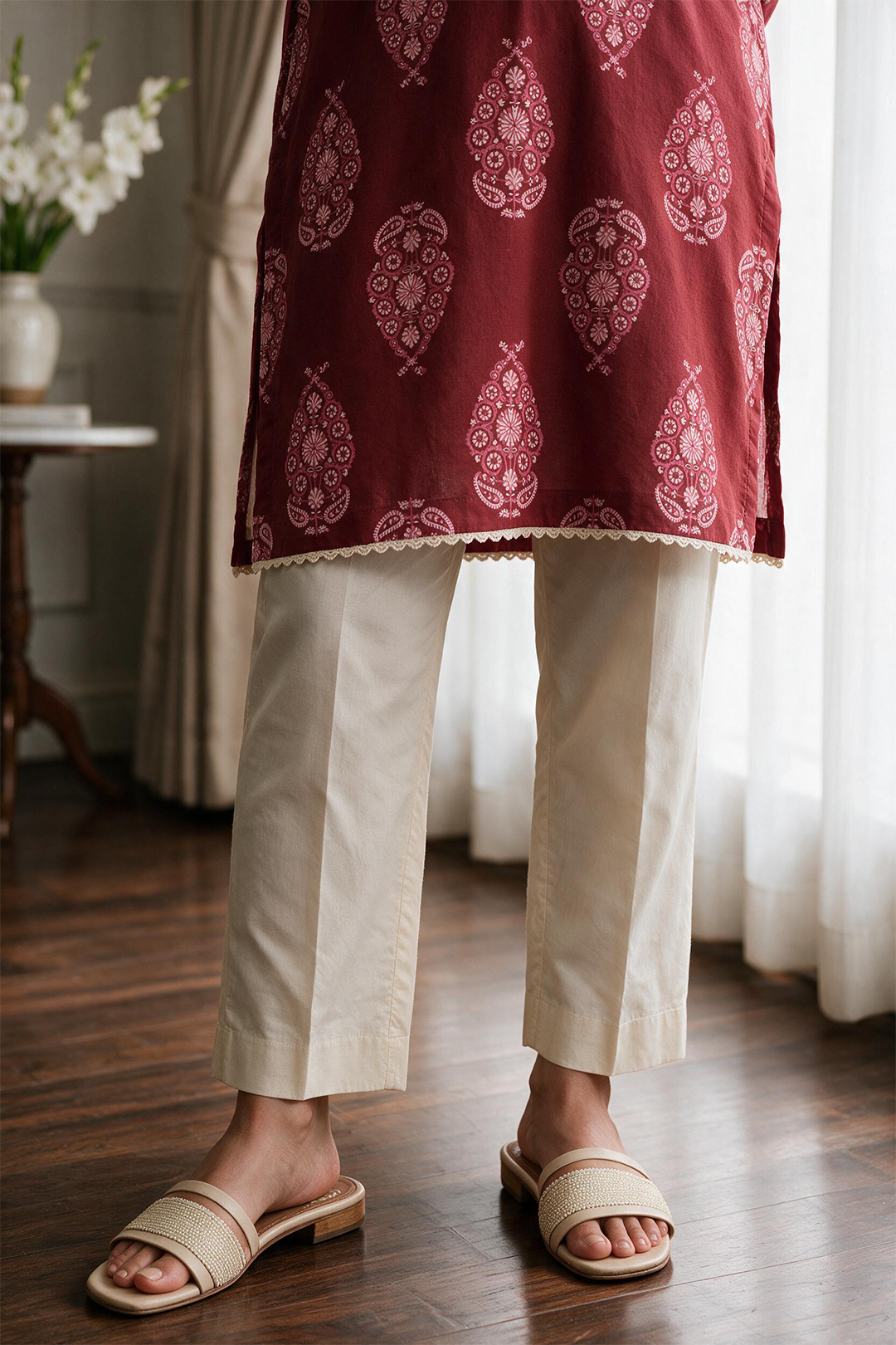 Embroidered Kurta - 2273