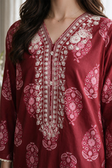 Embroidered Kurta - 2273