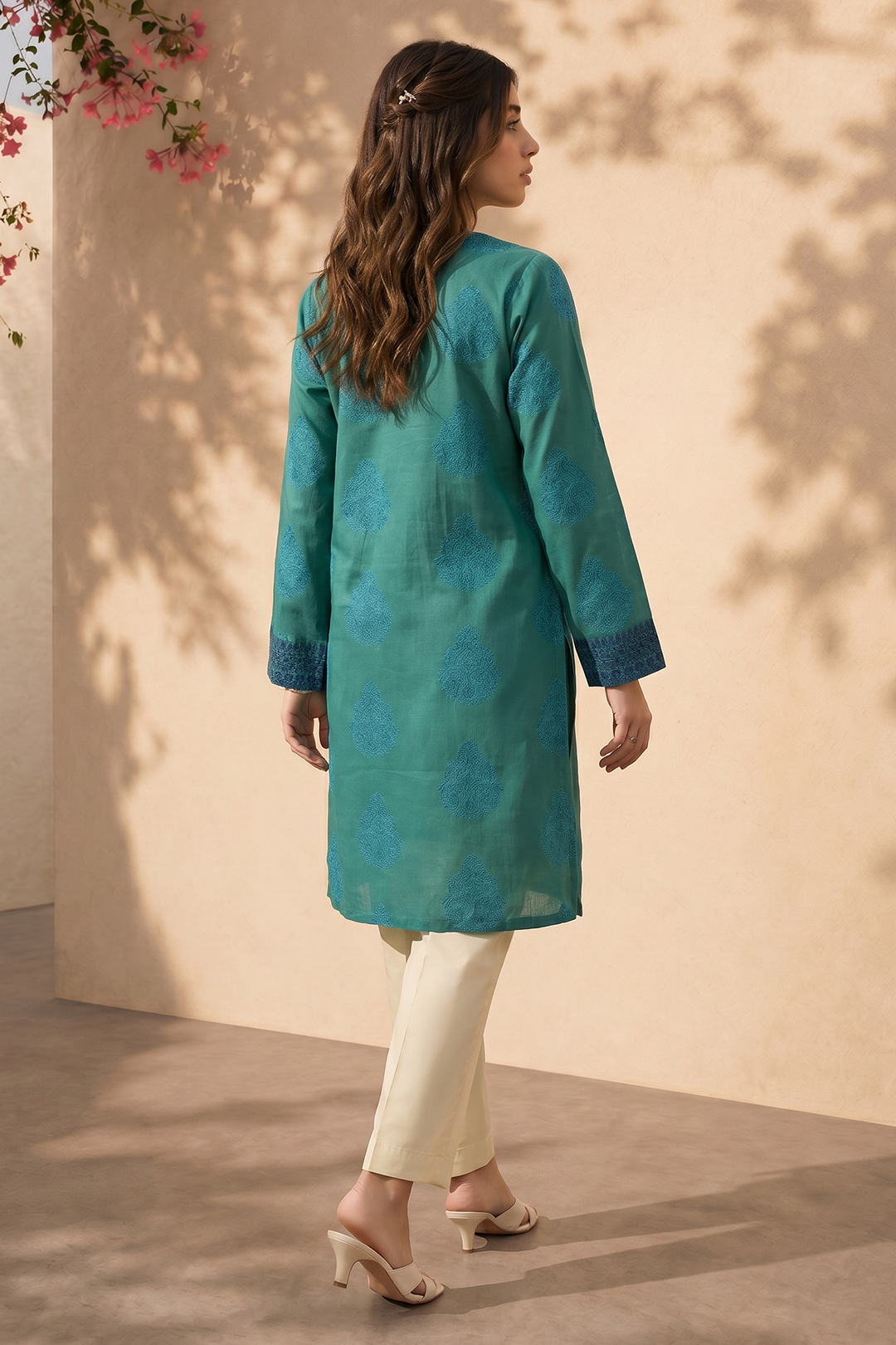 Embroidered Kurta - 2282