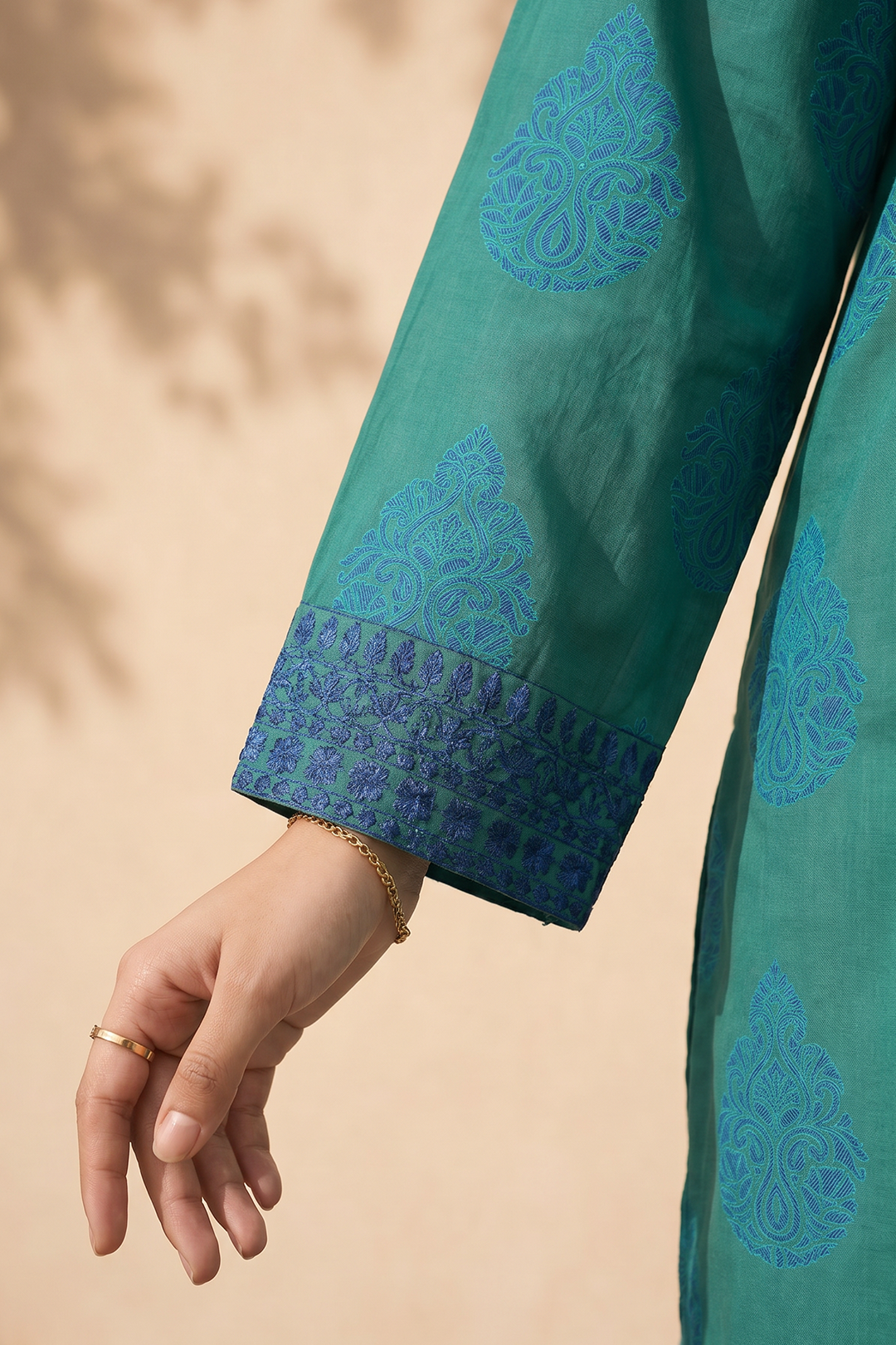 Embroidered Kurta - 2282