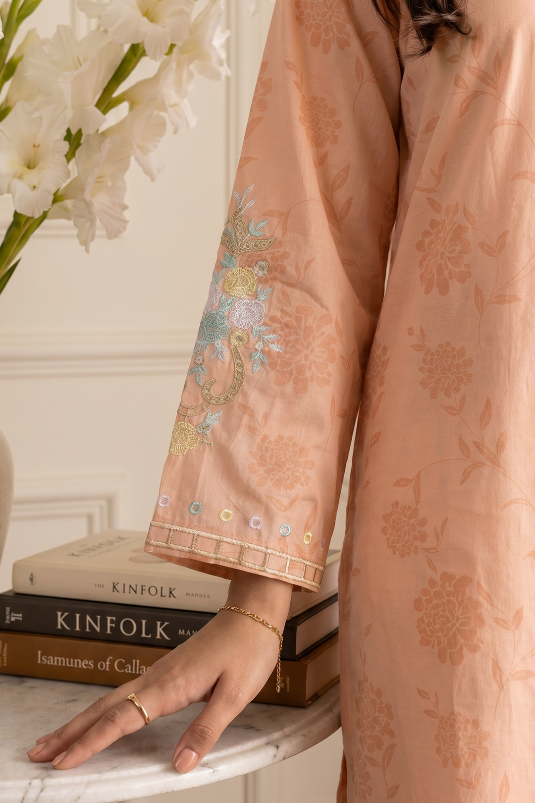 Embroidered Kurta - 2286