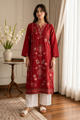 Embroidered Kurta - 2597