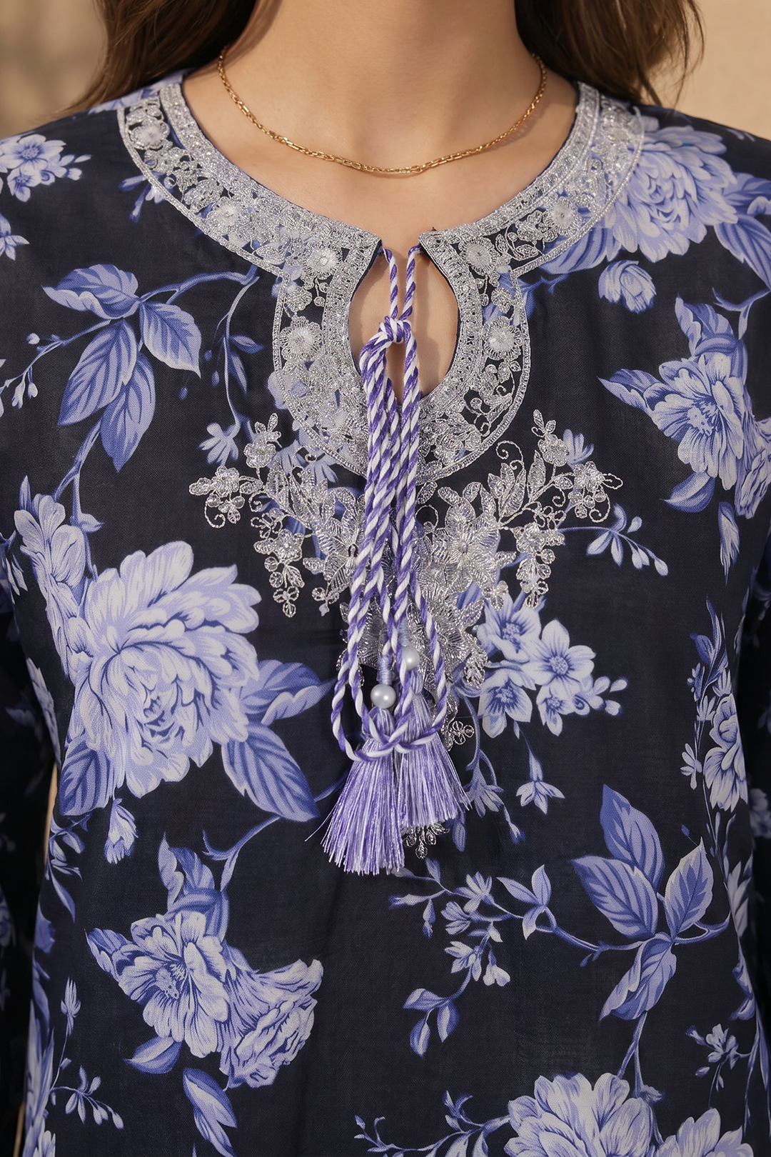Embroidered Kurta - 2789