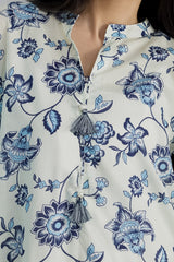 Embroidered Kurta - 3051