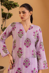 Embroidered Kurta Trouser - 2081
