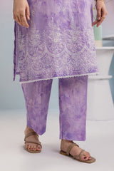 Embroidered Kurta Trouser - 2093