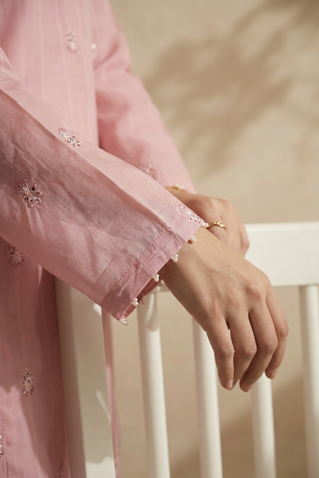 Embroidered Kurta Trouser - 2095