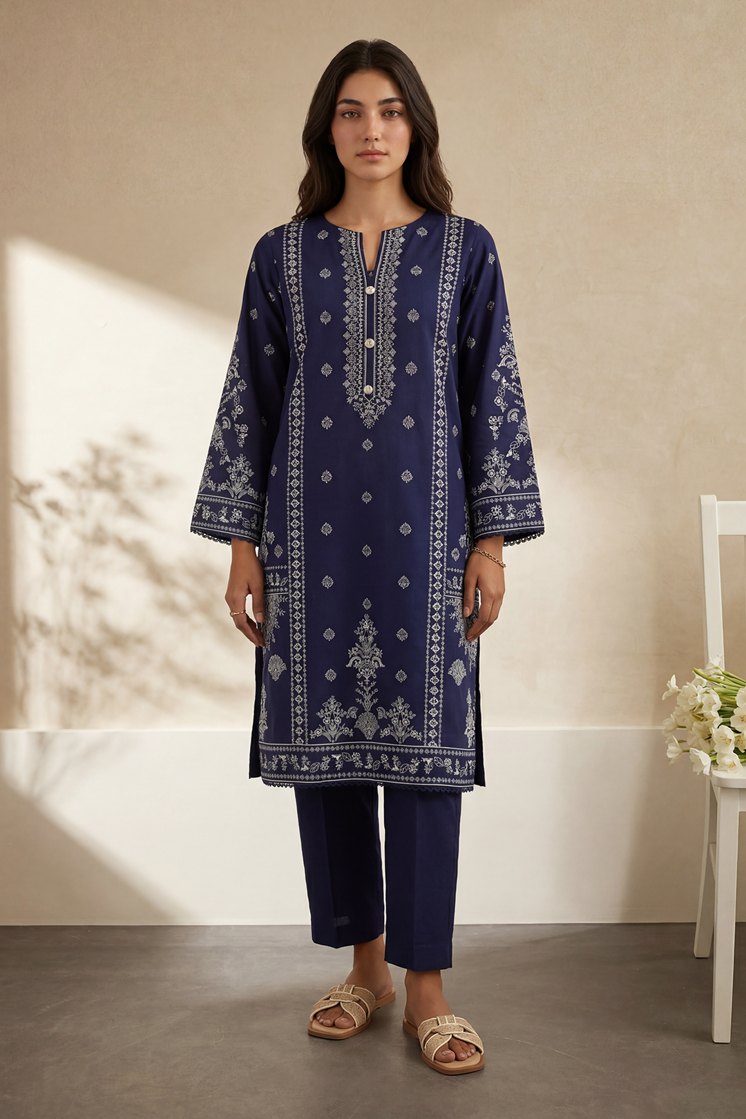 Kurta Trouser - 2323