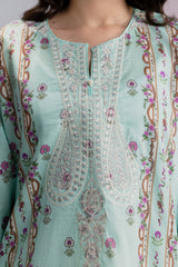 Embroidered Kurta Dupatta - 2125
