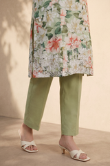 Embroidered Kurta Trouser - 2375