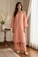 Embroidered Kurta Trouser - 2376
