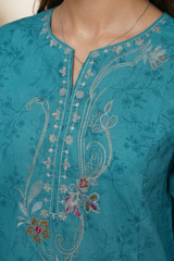 Embroidered Kurta Trouser - 2378