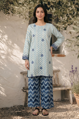 Embroidered Kurta Trouser - 2383