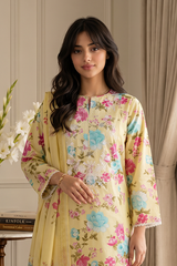 Embroidered Kurta Dupatta - 2429