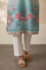 Embroidered Kurta Dupatta - 2667