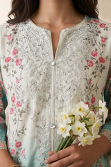 Embroidered Kurta Dupatta - 2667