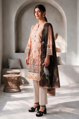 Embroidered Kurta Dupatta - 2669