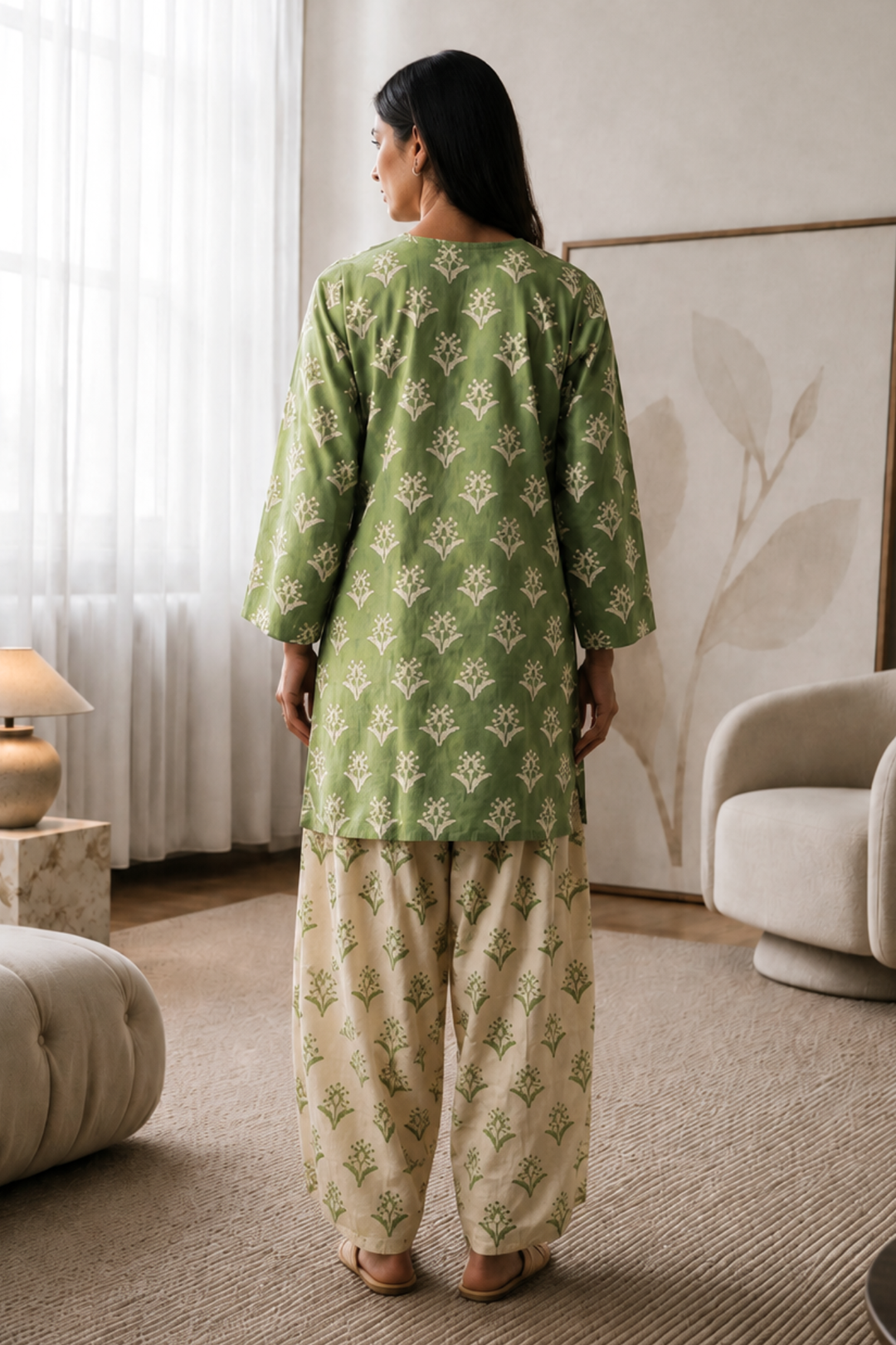 Kurta Trouser - 2838