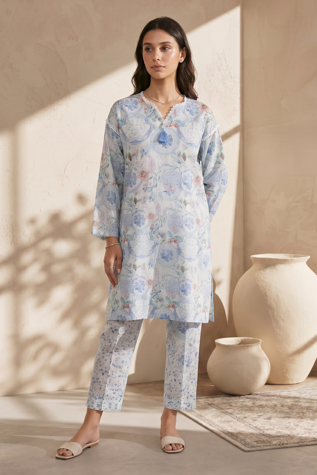 Kurta Trouser - 2840