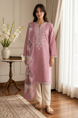 Embroidered Kurta Dupatta - 2920