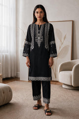 Embroidered Kurta Trouser - 3228