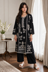 Embroidered Kurta Trouser - 3325