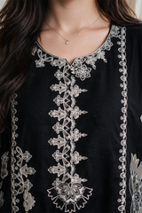 Embroidered Kurta Trouser - 3325