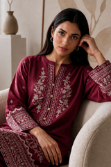 Embroidered Kurta Trouser - 3327