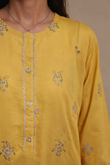 Embroidered Kurta Trouser - 3351