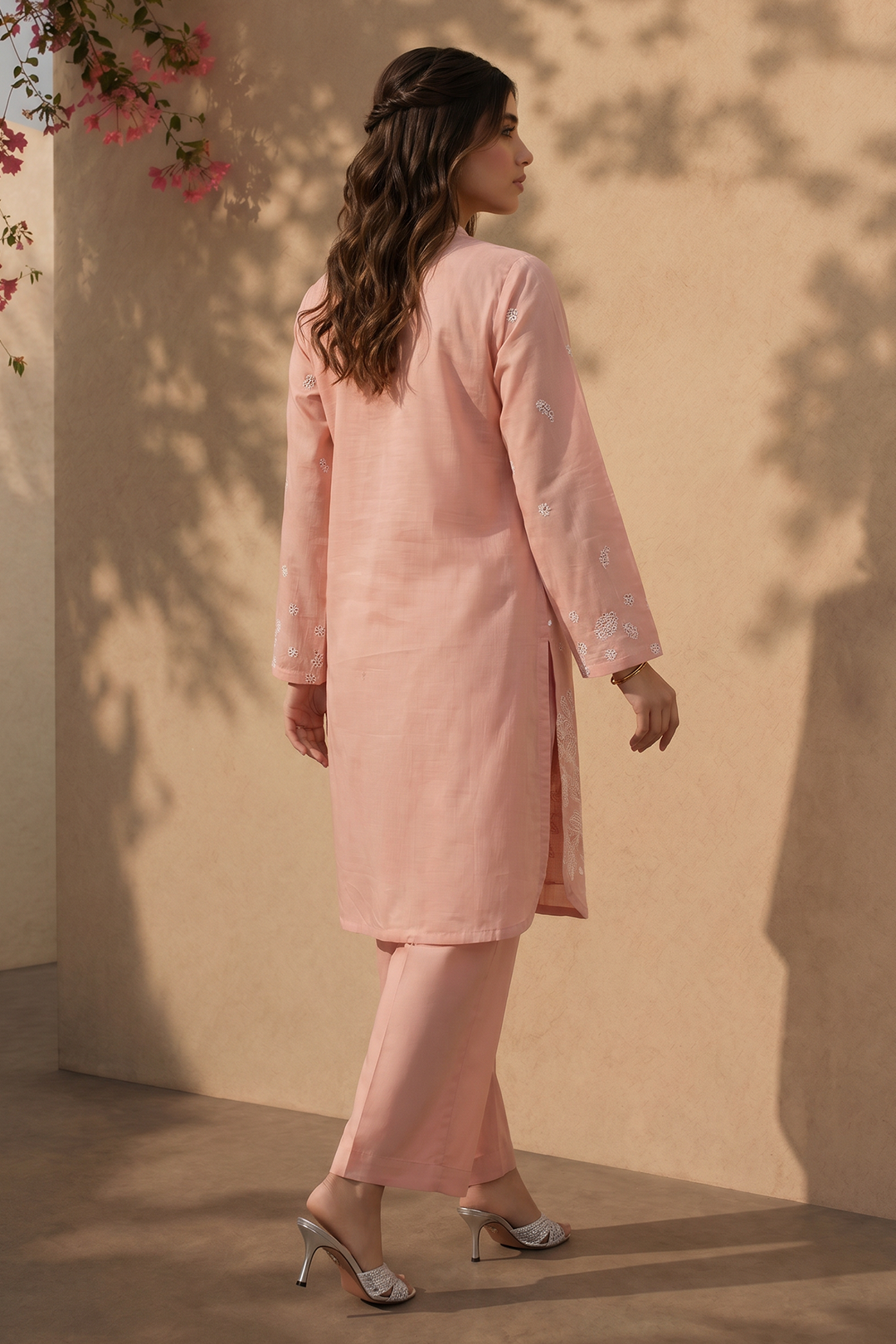Embroidered Kurta Trouser - 3702