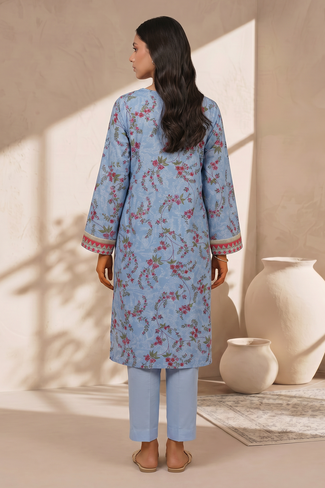 Kurta Dupatta Trouser - 1954